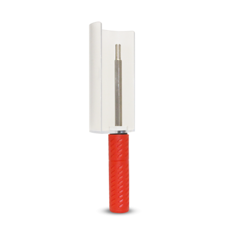 Axe-poignée avec protection pour brosse rotative de 140mm de 140mm